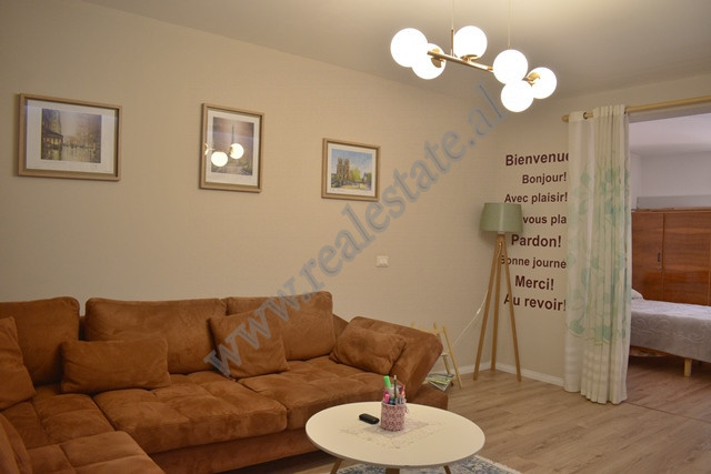 One bedroom apartment for rent on Irfan Tomini Street near Bajram Curri Boulevard.
It is located on
